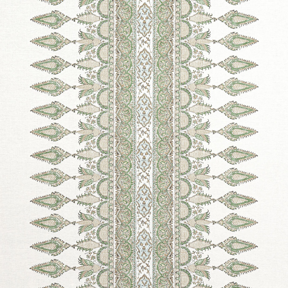 Thibaut Akola Stripe Fabric in Green